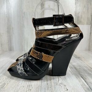 Penny Loves Kenny Wedge Gladiator Heels #204